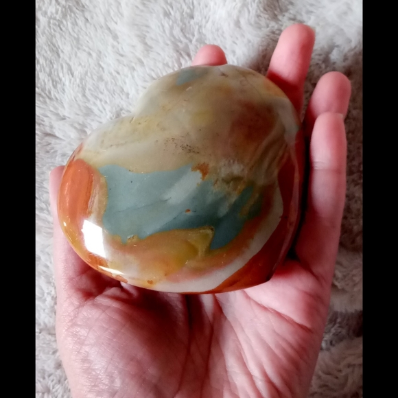 ✨ 3x HP ✨ Polychrome Jasper ✨ Heart ✨ - Picture 13 of 17